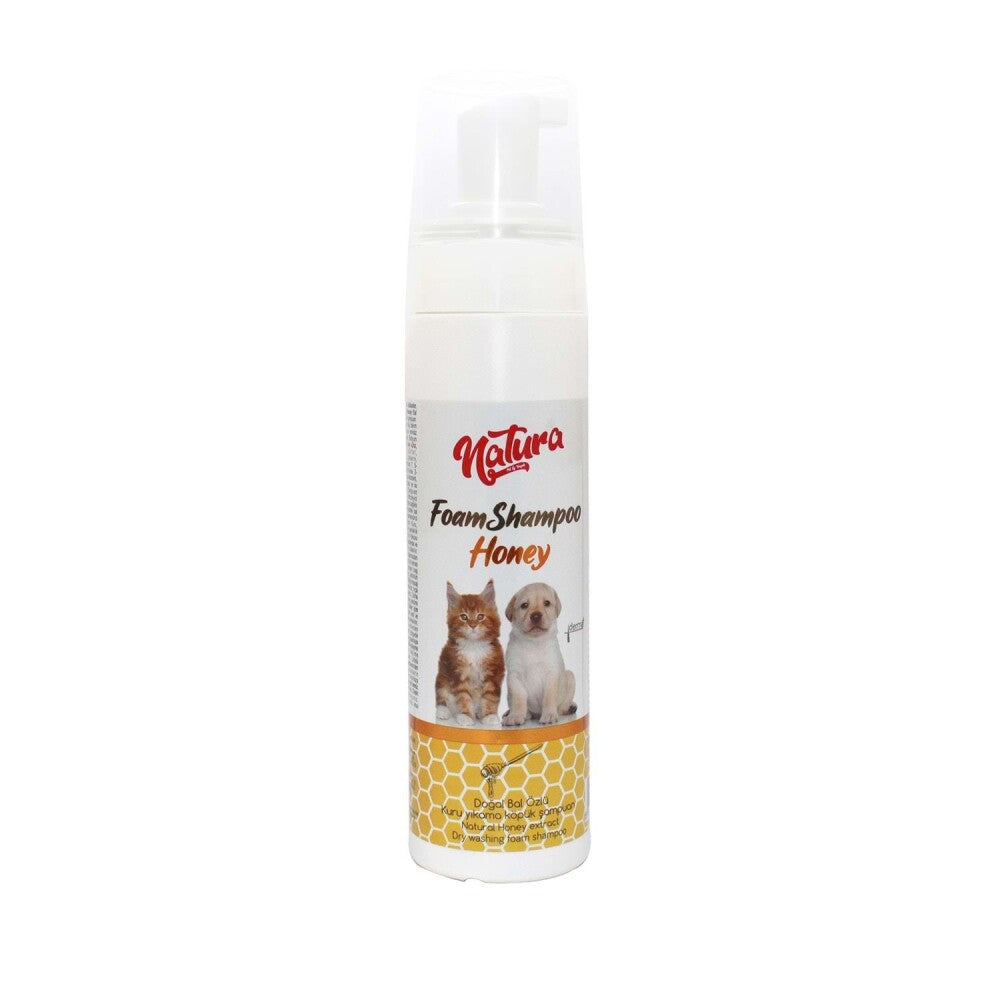 Natura Foam Bal Özlü Kedi Ve Köpek İçin Köpük Şampuanı 200 ML | SRC: Barcode: 8682315524352